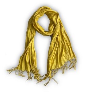 Anthropologie Yellow scarf